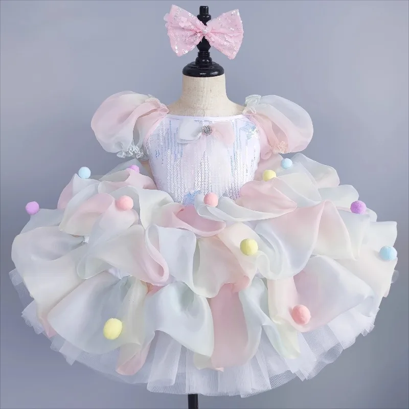 Costume de danse classique du lac des cygnes, jupe Tutu de Ballet professionnelle pour filles, robe longue tutu, tissu de spectacle pour enfants, ballerine