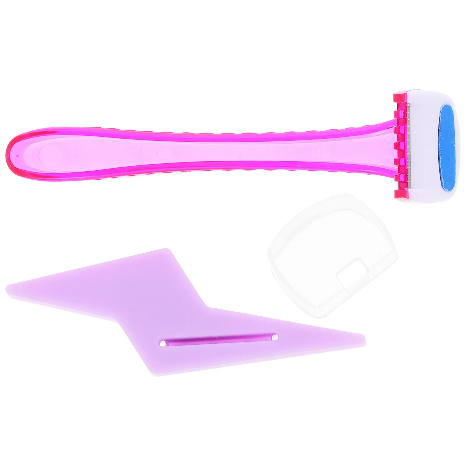 1 pièce Rasoir/tondeuse en plastique pour femme, pour poils intimes, aisselles et corps, pour une peau lisse