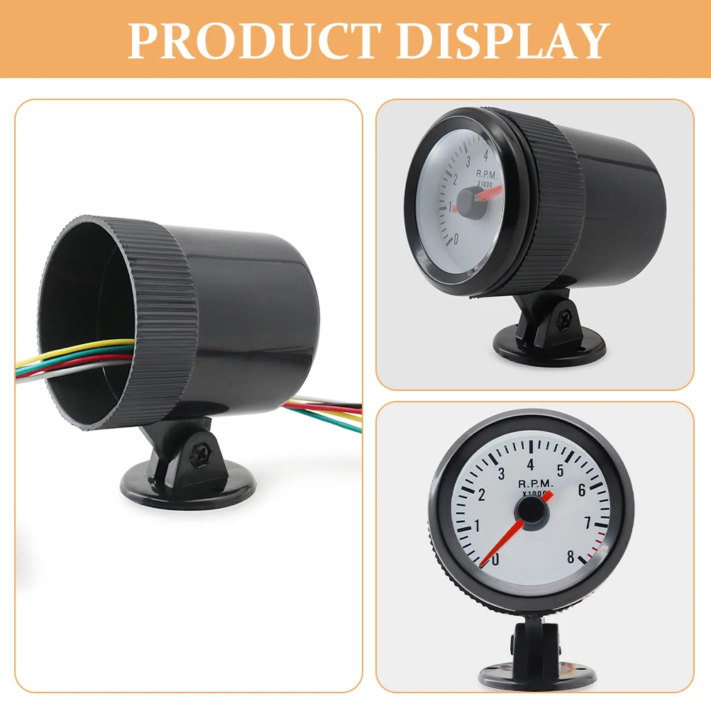 

Car Tachometer 0-8000Rpm High Precision Engine Meter Automotive Gauge For Vehicle Performance Modified Speedometer Dashboard
