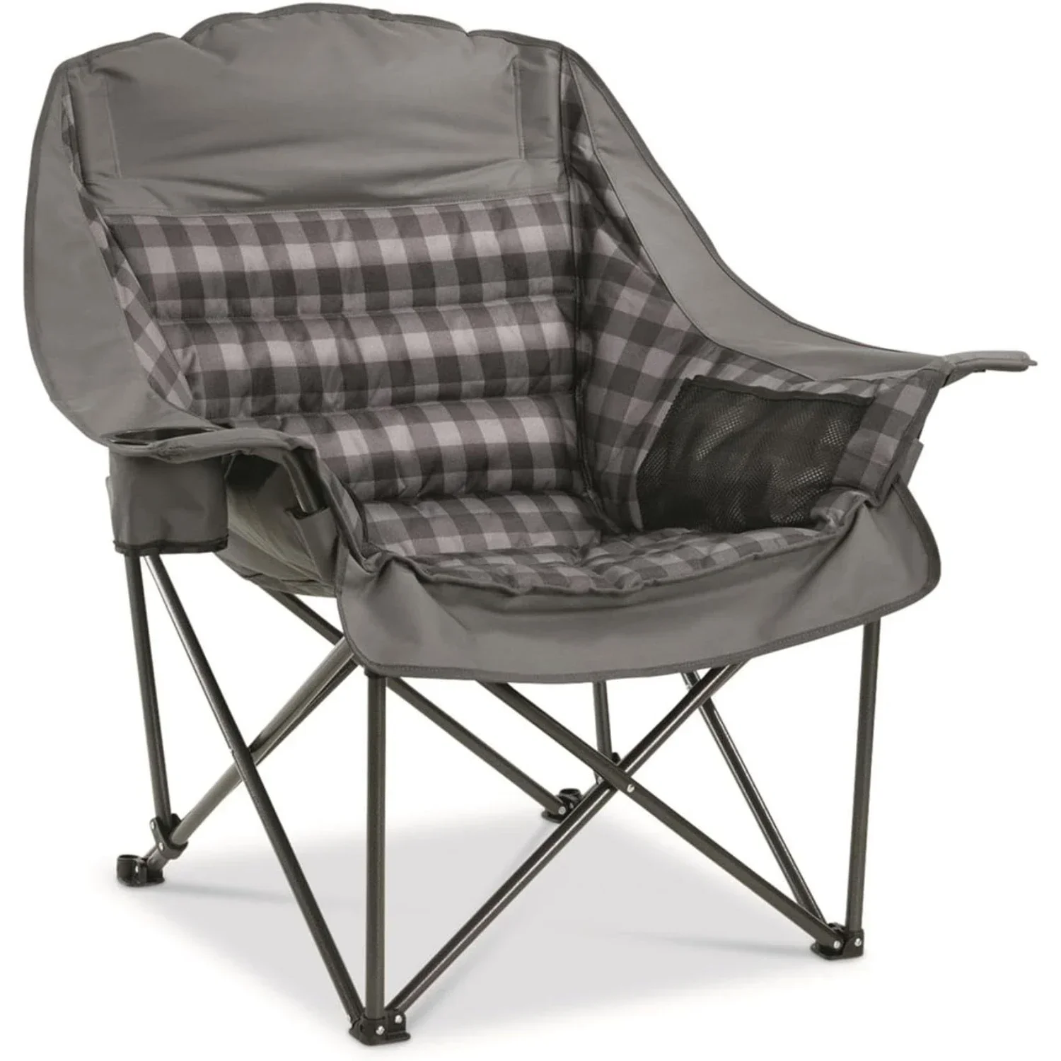 

Oversized XL Comfort Padded Camping Chair, 400-lb. Capacity.