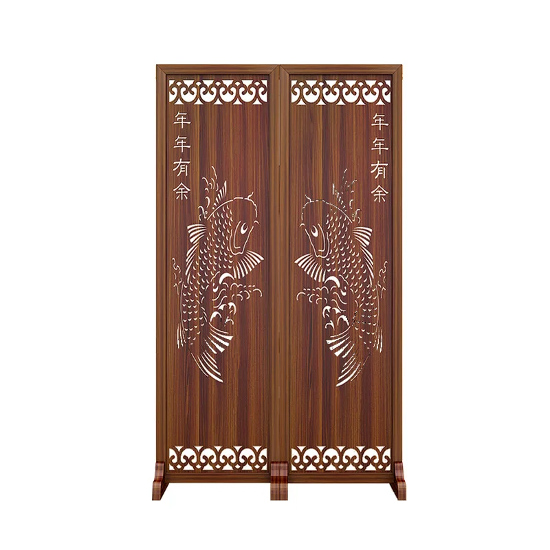 

New Chinese style simple modern entrance office creative decoration mobile occlusion