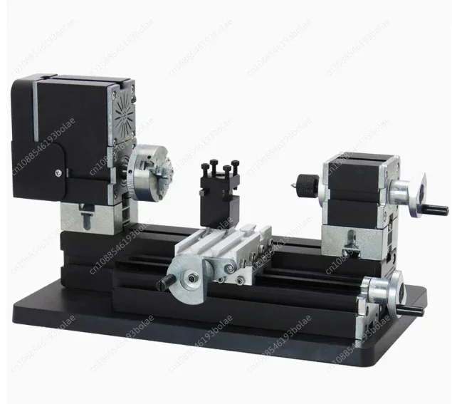 High Power 60W Powerful Mini Metal DIY Rotating Lathe Machine Tools with Base 12000 Rpm for Wood Soft Metals Plexiglass Plastic