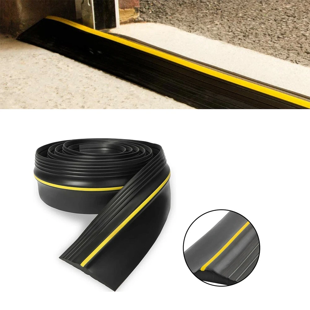 3M New Garage Door Floor Rubber Sealing Strip Rolling Shutter Door Garage Water Wind Dust Prevention Special Gap Sealing Strip