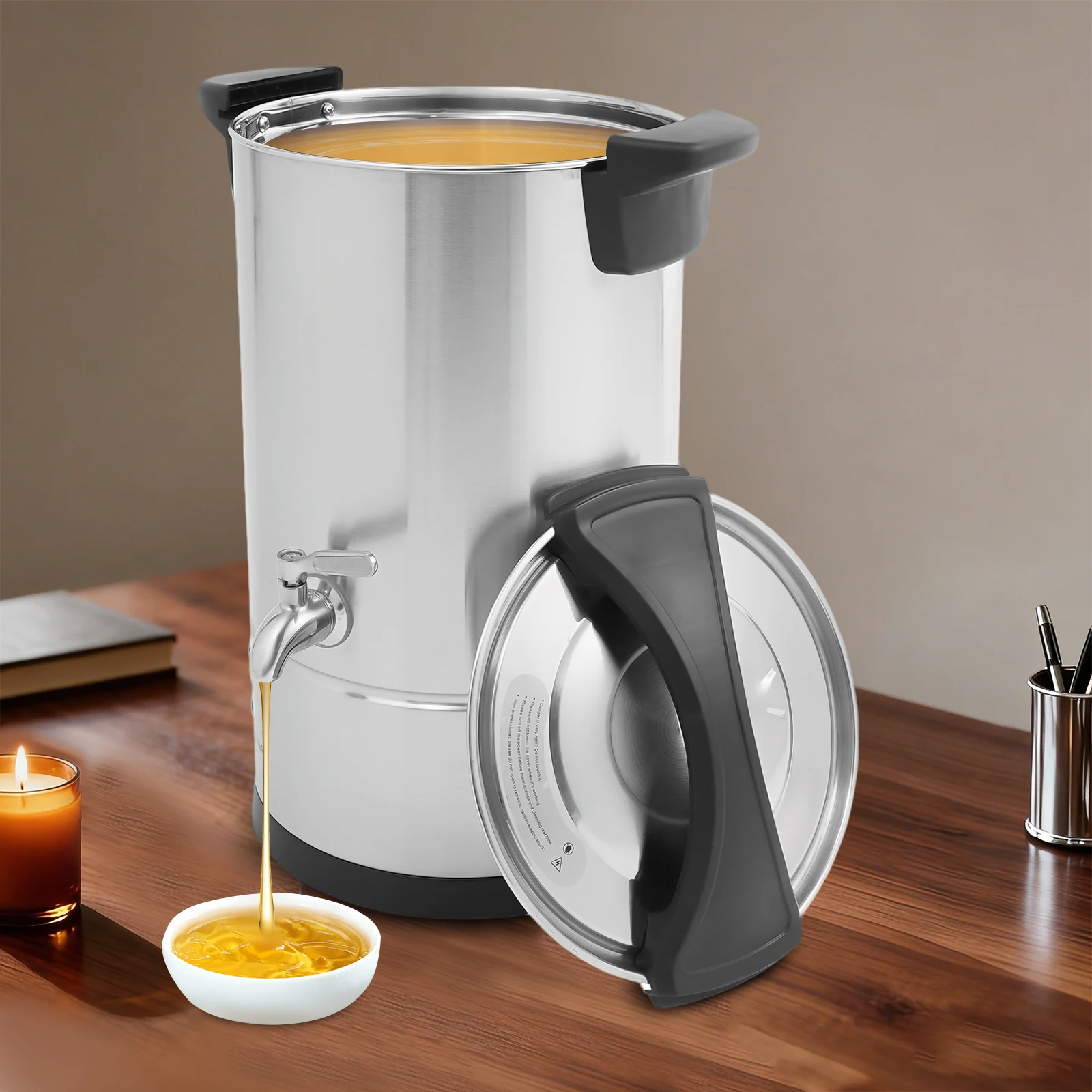 (8L) Olla Eléctrica Para Derretir Cera, Kit Para Hacer Velas, Aislamiento De Doble Capa, Protección De Seguridad, 86-230 ° F — -73%, 177.57€ Coupon, from 62.39€ – 73% descuento – €62.39