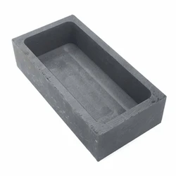 Moule moulage lingots réutilisables, moule à lingots en Graphite or argent, creuset rectangulaire en Graphite pour le