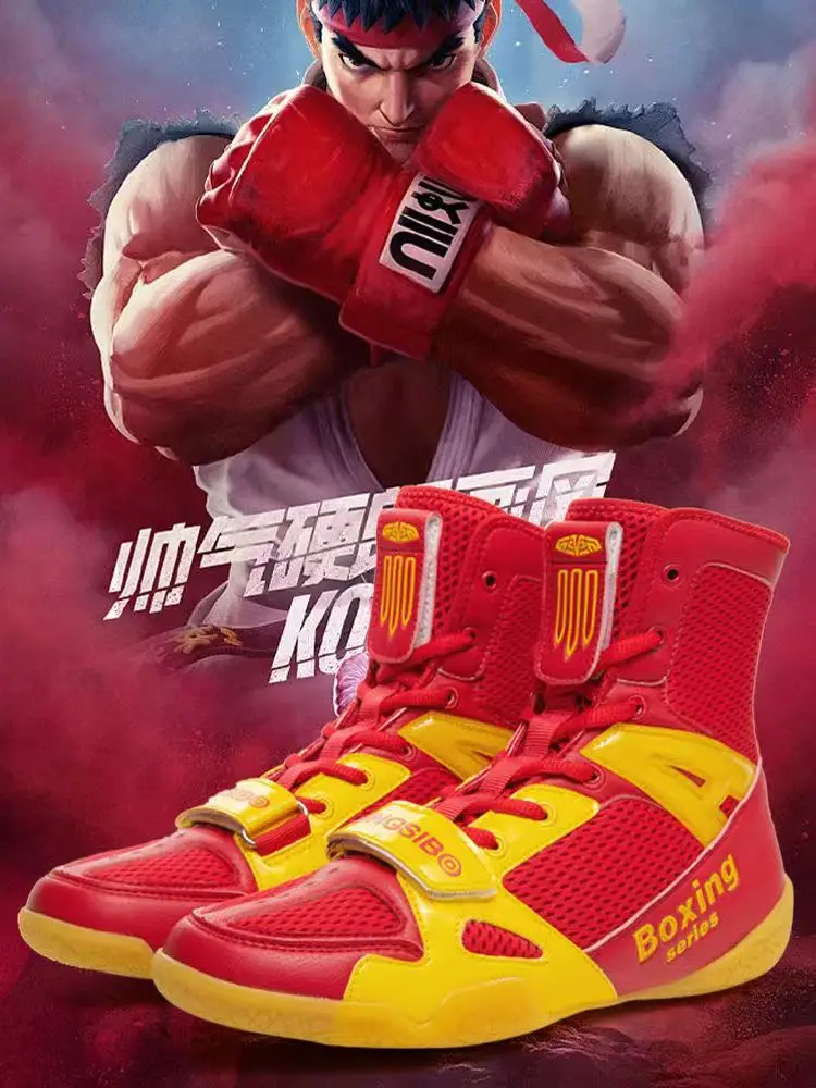 

Men's Wrestling Shoes Boxing Shoes Comfortable and Versatile High-Quality Boxing Trainers Men's Fitness Trainers