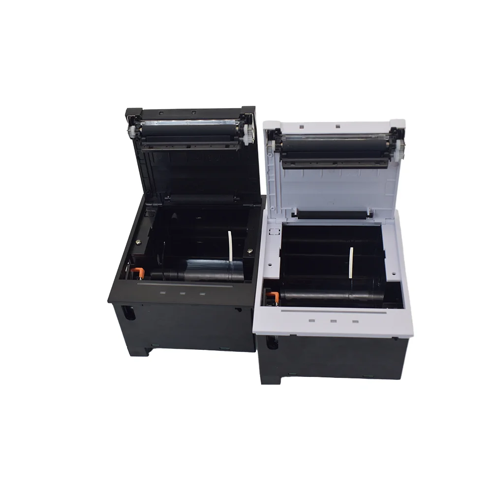 80mm Embedded Panel Printer Module Support Electric Command Lid Opening Thermal Label Receipt Barcode Printer with RS232/TTL