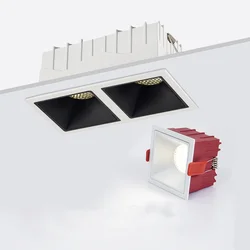 Modern Gömme Led Downlight Basit Led Tavan Armatür Derin Parlama Önleyici Kapalı Ev Ofis Mağazaları Için Led Spot Aydınlatma Lamba