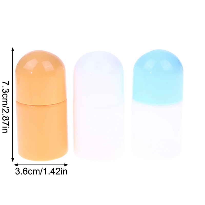 30ML Lege Smudge Fles Vloeibare Applicator Opslag Fles Spons Hoofd Pijn Geneeskunde Vloeibare Fles Daub Vullen Liniment