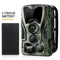 HC-801A Caméra De Chasse Avec Batterie Au Lithium 5000Mah 16MP Caméra De Traînée IP65 Pièges Photos 0.3s 940nm Caméra Sauvage