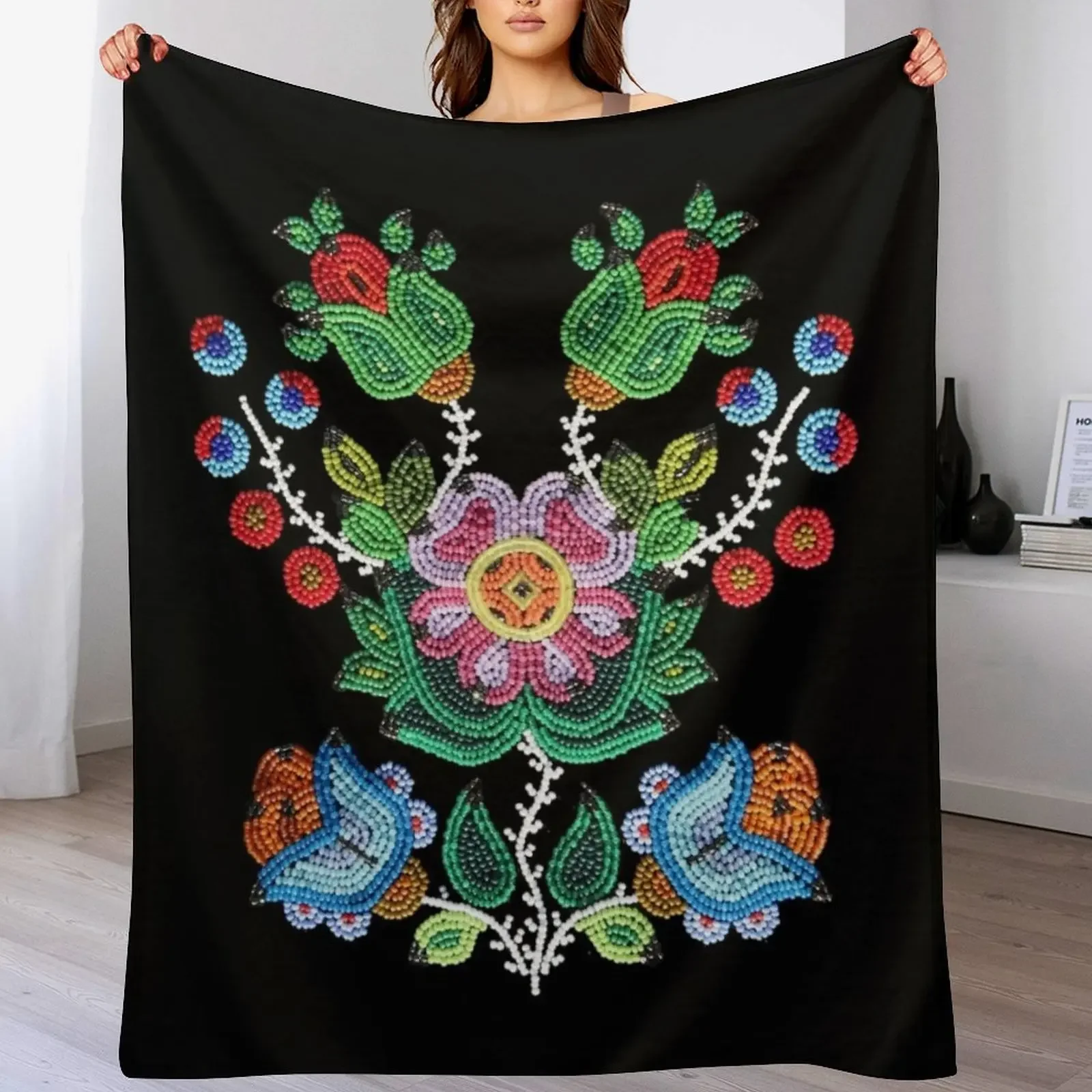 

Old Timey Throw Blanket wednesday Thermal manga Plaid Blankets