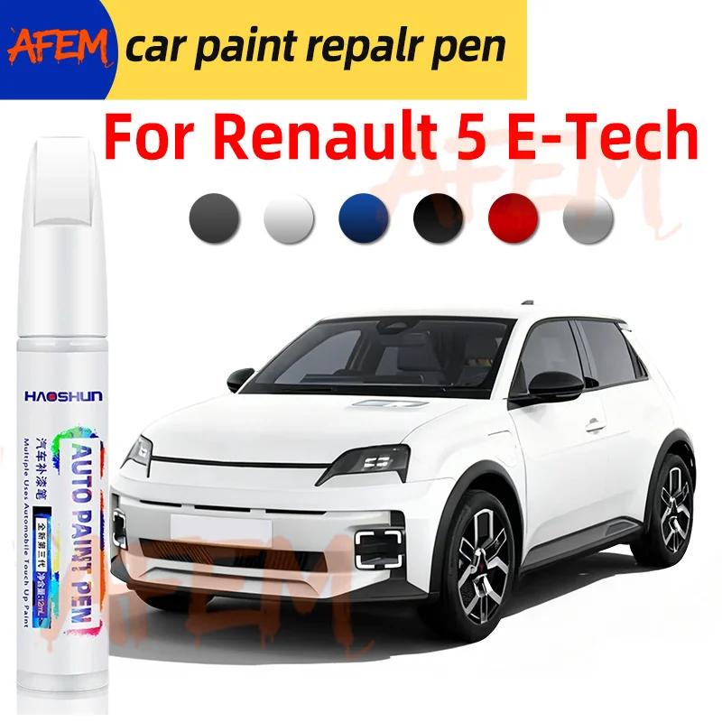 Car Touch Up Paint Pen For Renault 5 E-Tech 2024-2025 Scratch Repair Detail Tool