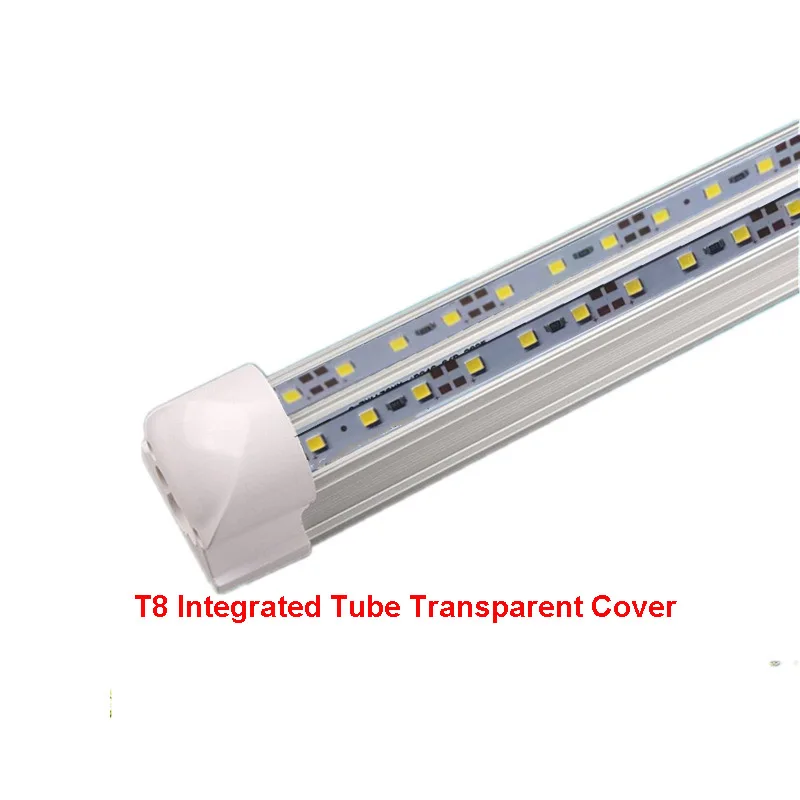 Imagem -02 - Double Row t8 Led Tube Bar Equipamento de Fábrica 12v 24v 36v 60v 1285v 120cm 36w 90cm 28w 60cm 18w 2ft 3ft 4ft Tubo Industrial 10 Peças