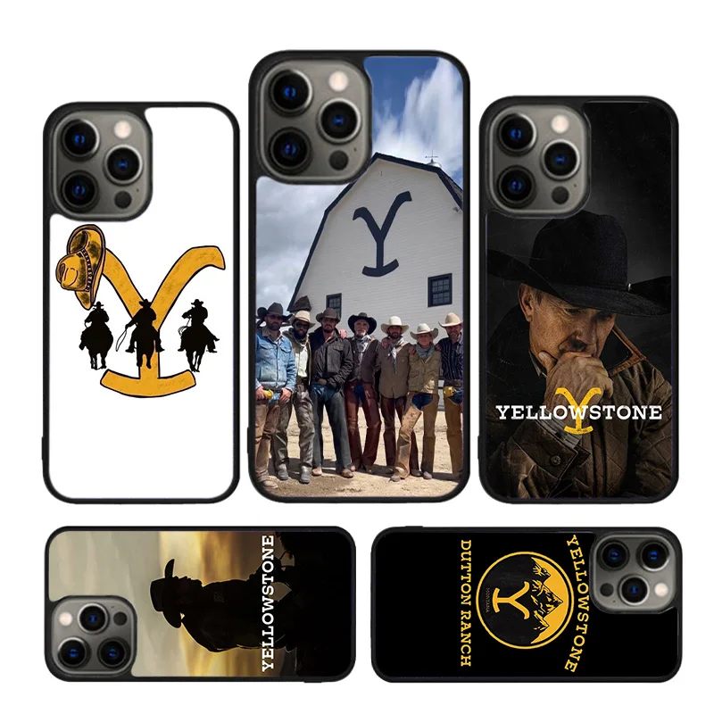 Yellowstone TV Show Phone Case Cover For iPhone 16 15 14 plus XS XR 11 12 mini 13 pro max coque Shell Fundas