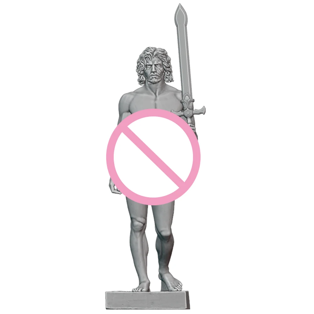 

FUTA Swordsman Warrior 1/24 Scale Resin Figure Model Kit Sexy Diorama Unassembled Unpainted Doll 3D Print DIY Statue Crafts Toy