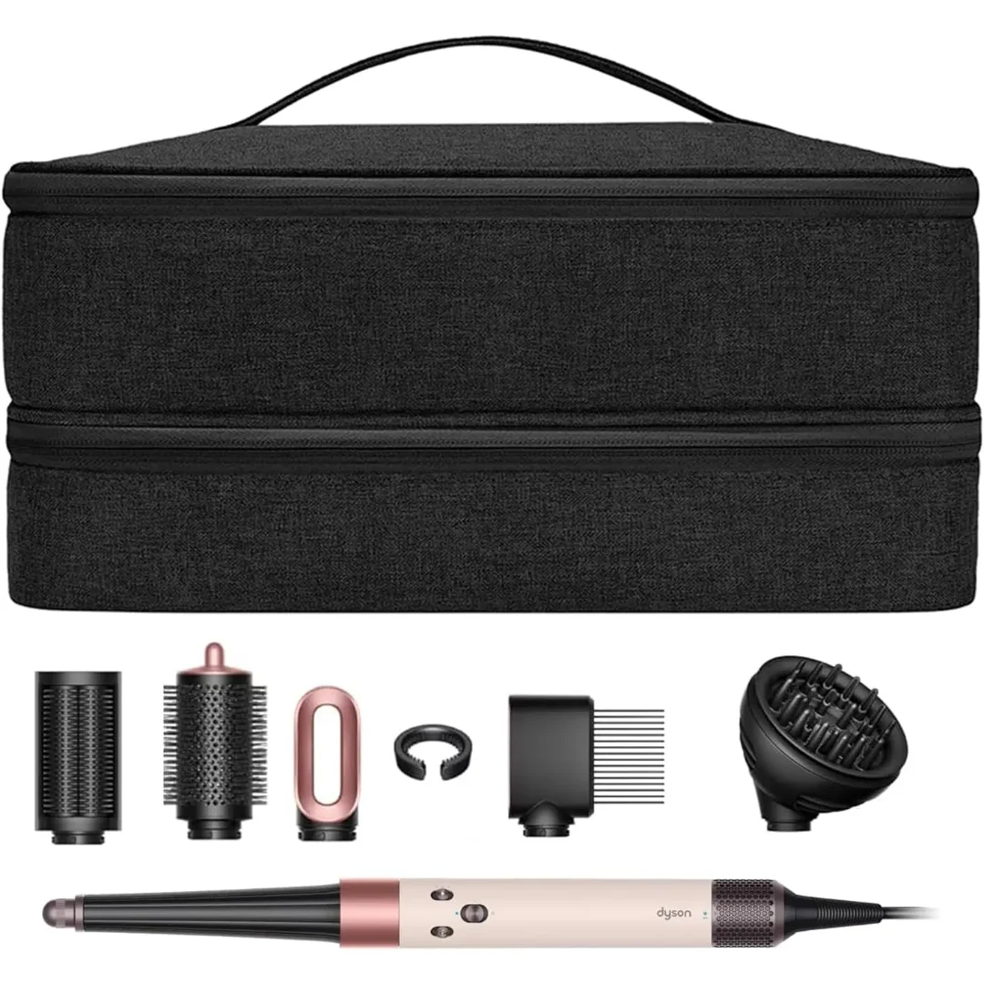 

Double-Layer Carrying Case for Dyson Airwrap id, Travel Case for Shark Flexstyle/FlexFusion, Portable Storage Organizer bag