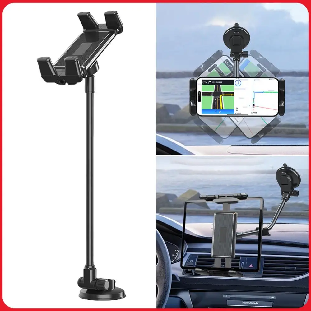 

Suction Cup Dashboard Phone Tablet Holder Long Arm Gooseneck Phone Bracket Windshield Cell Phone Support for Truck SUV Vehicle
