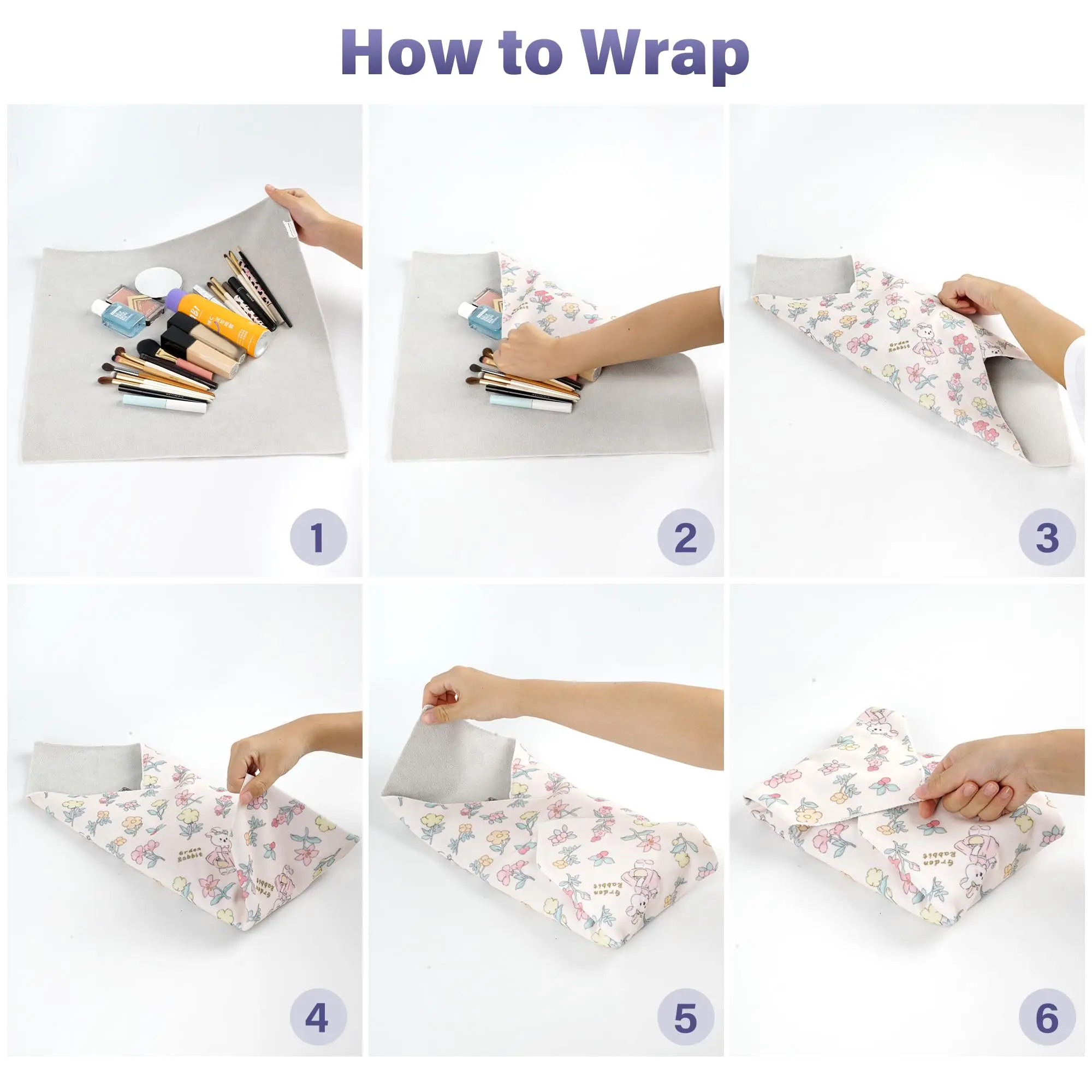 Camera Bag Multi-function Cosmetic Bag Open Ended Magic Self-Adhesive Cloth Lens Protective Storage Bag Camera Cover Wrap Cloth