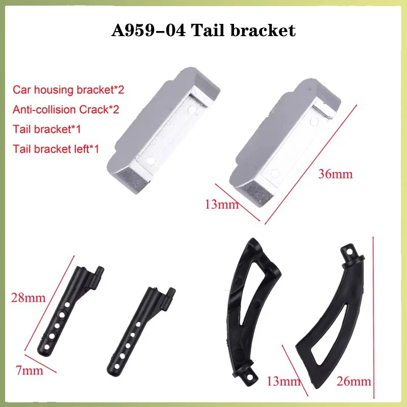 WLtoys 1:18 RC Car Spare Parts For A959-B High-Speed Car Original Accessories A959-01 to A959-B-25