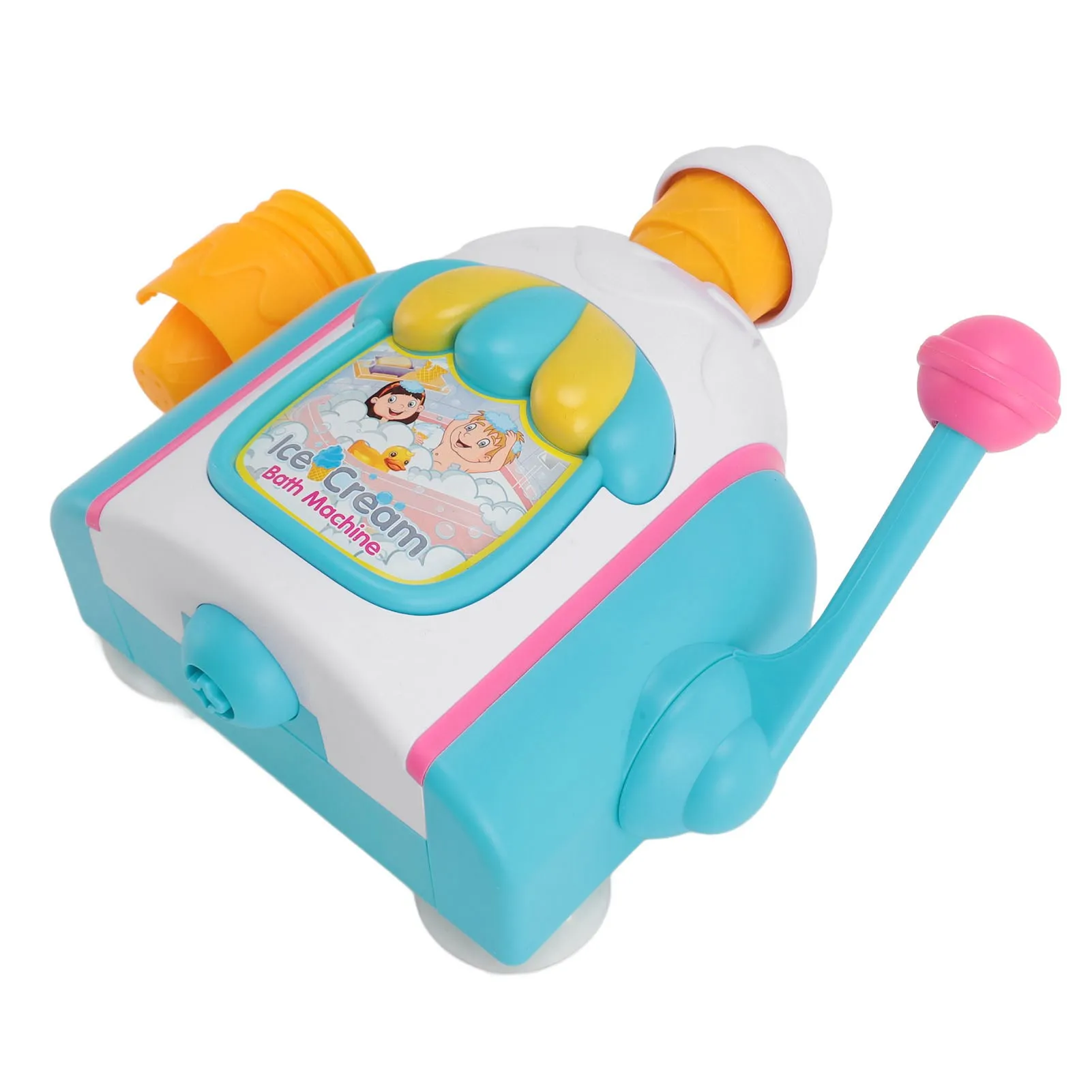 صفقة التخليص حمام التظاهر لعبة الآيس كريم مثيرة للاهتمام صانع الآيس كريم فقاعة مع أكواب شفط لعبة حمام للأطفال الصغار بنين بنات #4