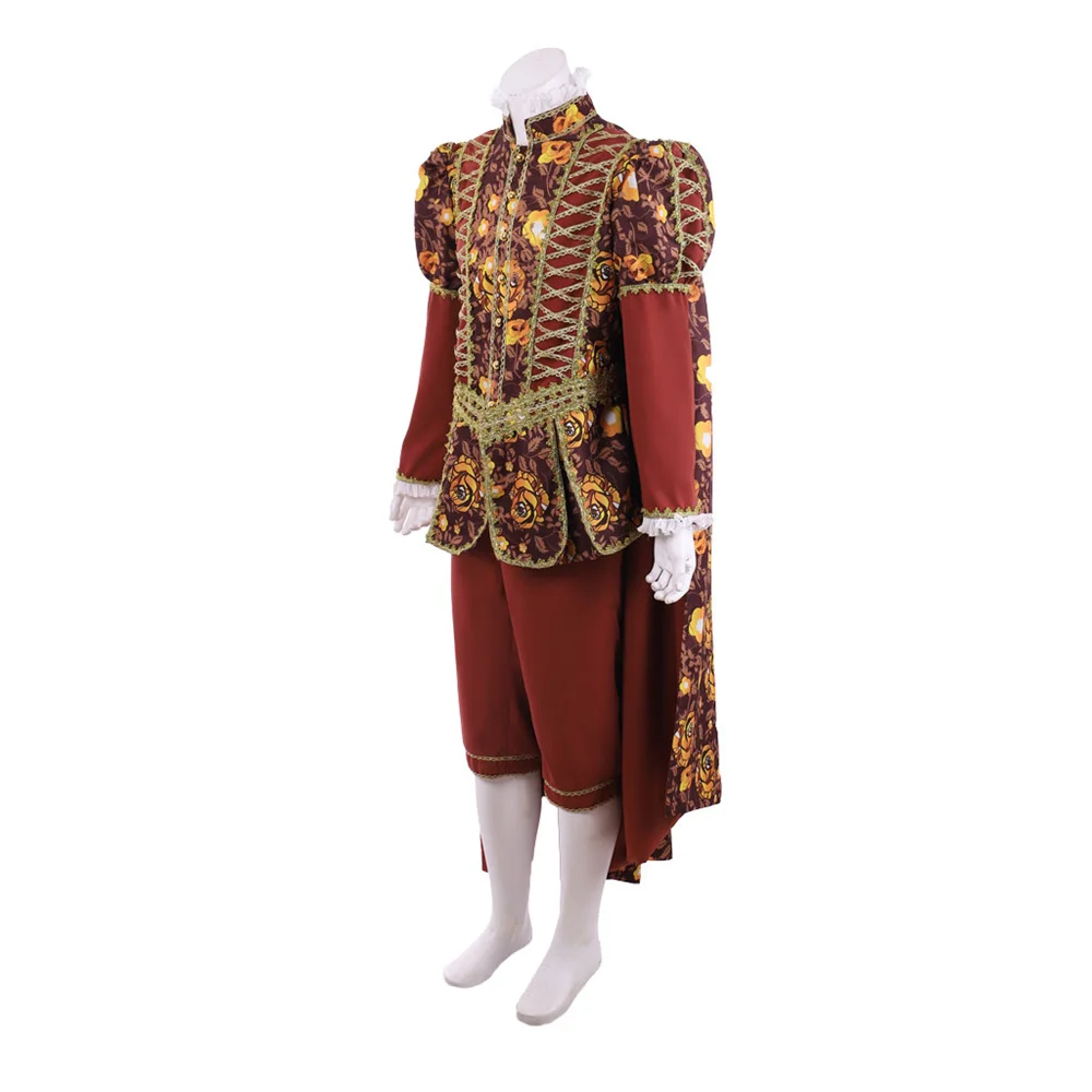 Medieval Victorian Regency Tailcoat Suits 18th Century Tudor Rococo Men's Uniform Royal Court King Costume Halloween Carnival