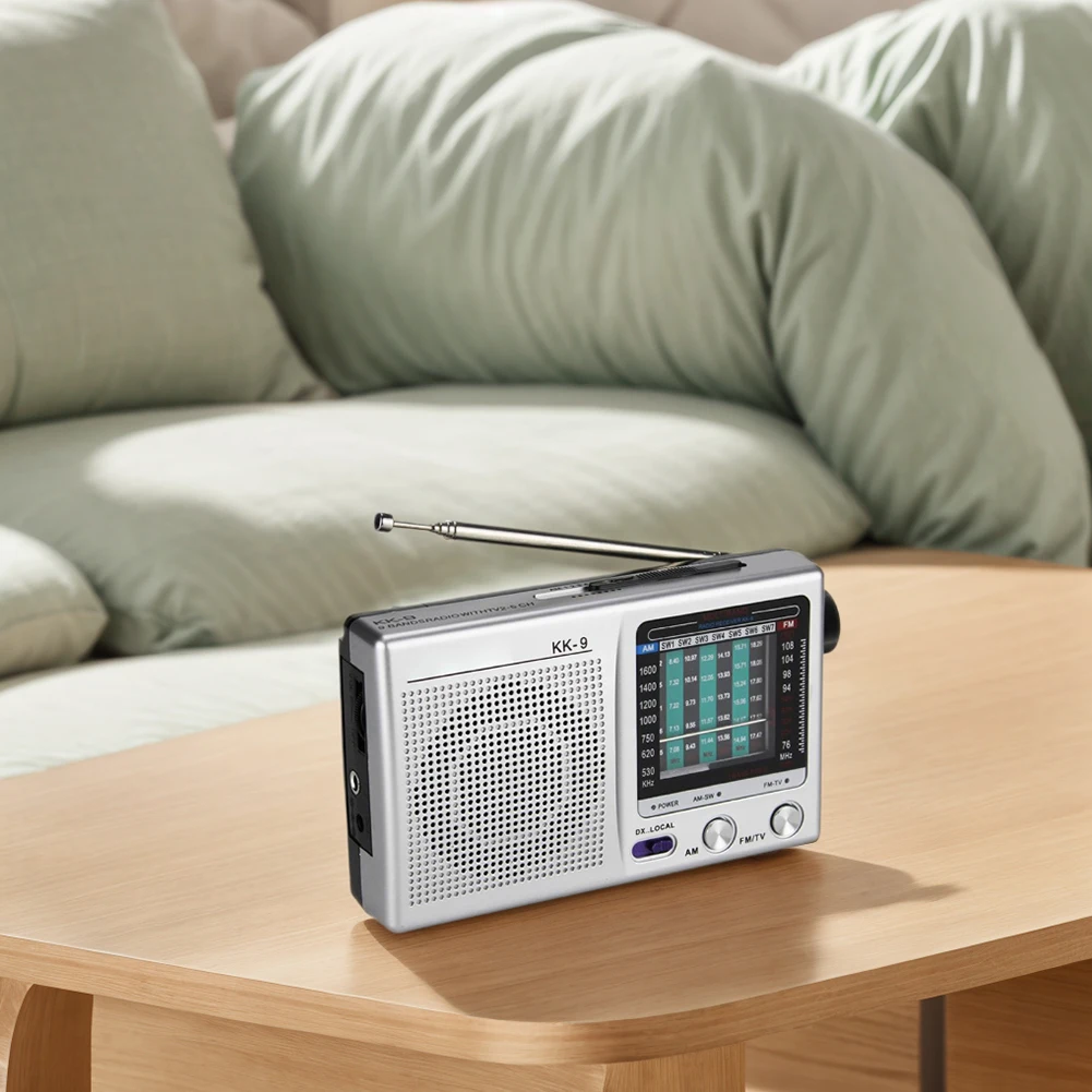راديو AM/FM/SW يعمل بالبطارية، هوائي تليسكوبي، راديو صغير مع مكبر صوت مدمج، راديو محمول للاستخدام في حالات الطوارئ #1