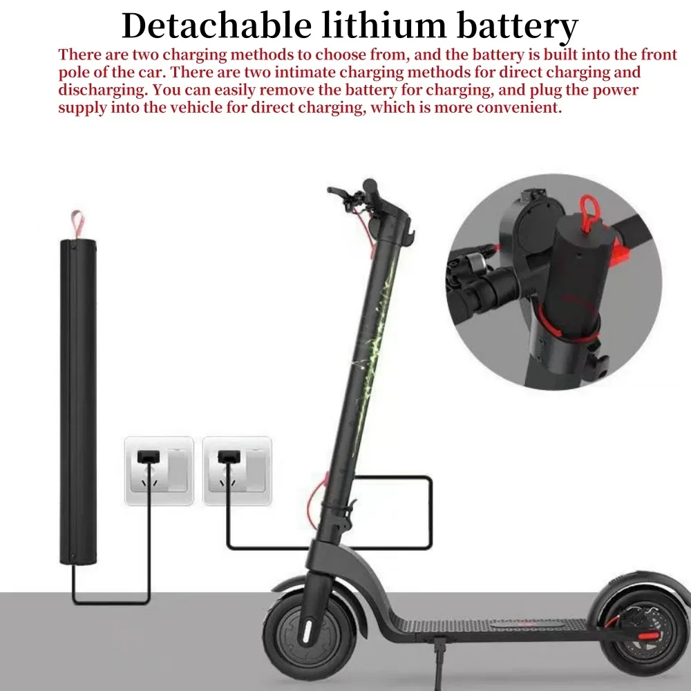 HX X7 36V 5200mAh Rechargeable Lithium Battery Pack for Scooter 187Wh HX Scooter Battery Accessories Replacement Part