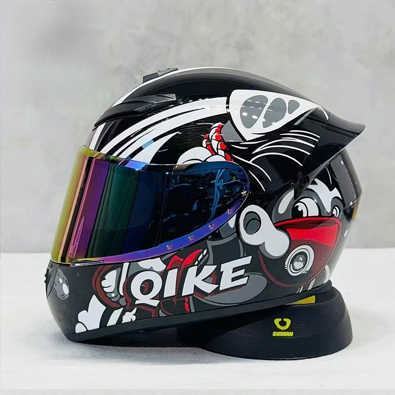 

Новый дизайнерский полнолицевой шлем Jet Boy для молодых гонщиков с яркими вариантами цвета и удобной подкладкой, подходящим для четырех сезонов