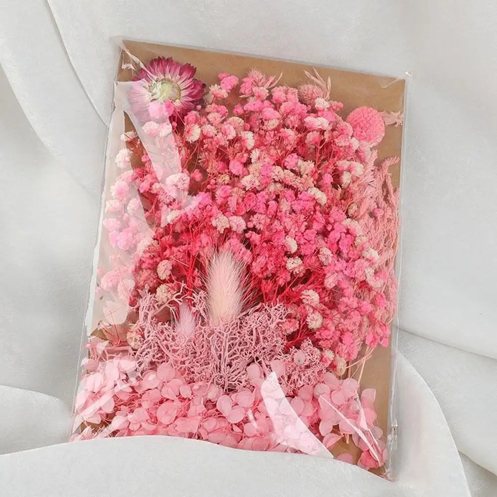 Floral Craft Supplies Dried Hydrangea Flowers For Resin Jewelry & Candle Making DIY Gift