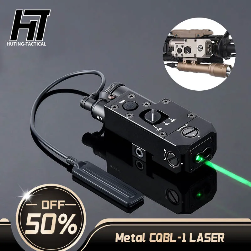 

WADSN Metal CQBL-1 Red Green Blue pointer laser Indicator IR Aiming Sight Hunting Airsoft Weapon Aiming Fit 20mm Picatinny Rail