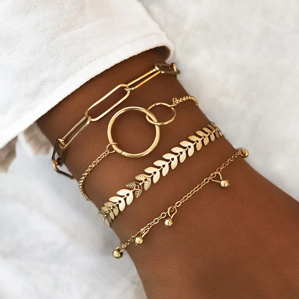 Pulsera De cuentas hecha a mano para Mujer, brazalete De cadena De cuentas blancas De lentejuelas, joyería femenina De Acero Inoxidable, Pulseras De Mujer, pulsera De Mujer