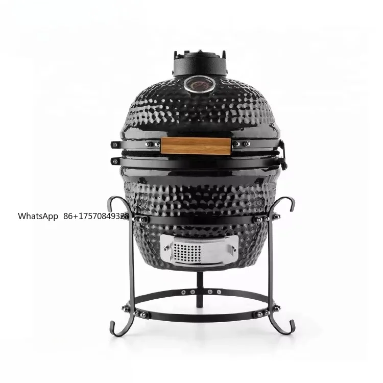 Serie Clásica, Todos los Tamaños de 13 a 29 Pulgadas, Kamado de Cerámica, Barbacoa de Carbón para Exteriores, Parrilla Verde, Asador, Parrilla para BBQ