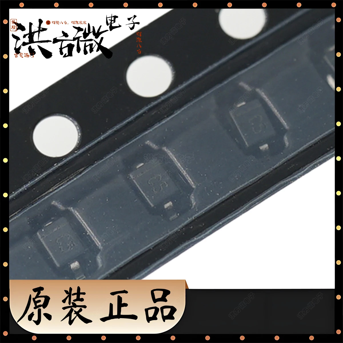 원산지, 10-100PCs 다이오드 제너 소형 표면 장착 패키지, 3.0V,200MW,± 5%,20mA,30Ω, SOD 323:MMSZ5225BS-7-F, 마킹 코드: C5