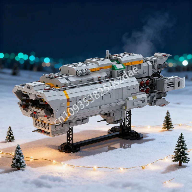 

4038 шт. MOC Кентербери The Expanse модель строительные блоки архитектура сборка DIY образование рождественские подарки кирпичная игрушка для детей