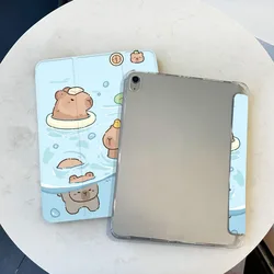 Capybara Tri-fold Funda for IPad Air 5 4 10.9 Cases Pro 11 2nd 3rd 4th Ipad Mini 6th Generation 2021 Ipad 5th 6th Generation