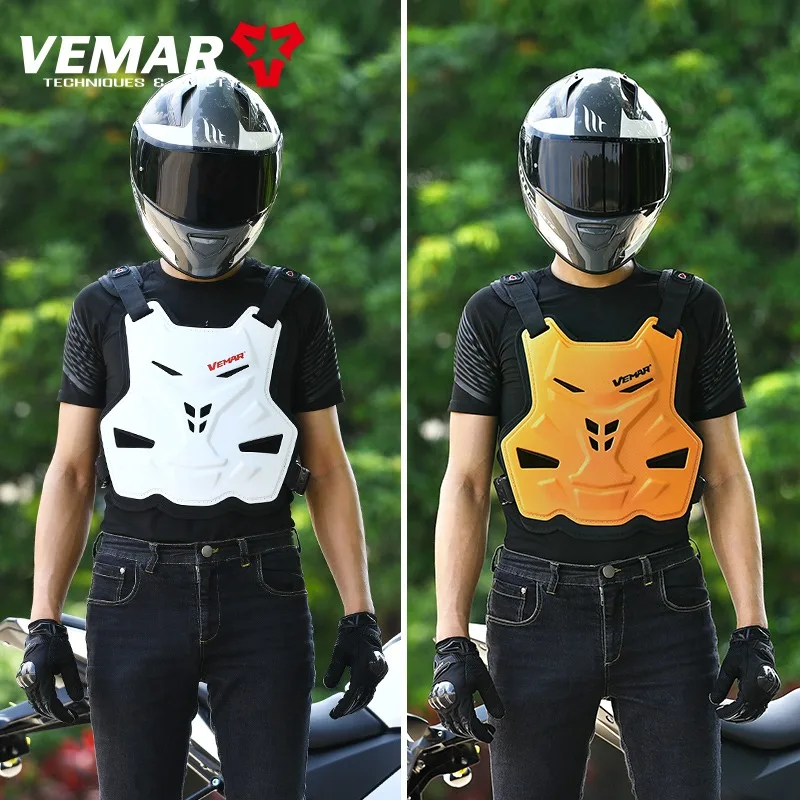 Vemar Off-road Motorcycle Body Armor Clothing Riding Racing Anti-Fall Motocross Chest Protector Hemp Rope Pattern Armor Men