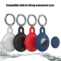 Silicon Keychain for Apple Airtags Case Protective Cover for Travel Waterproof Air tag Holde Tracker Accessories AirTag Case