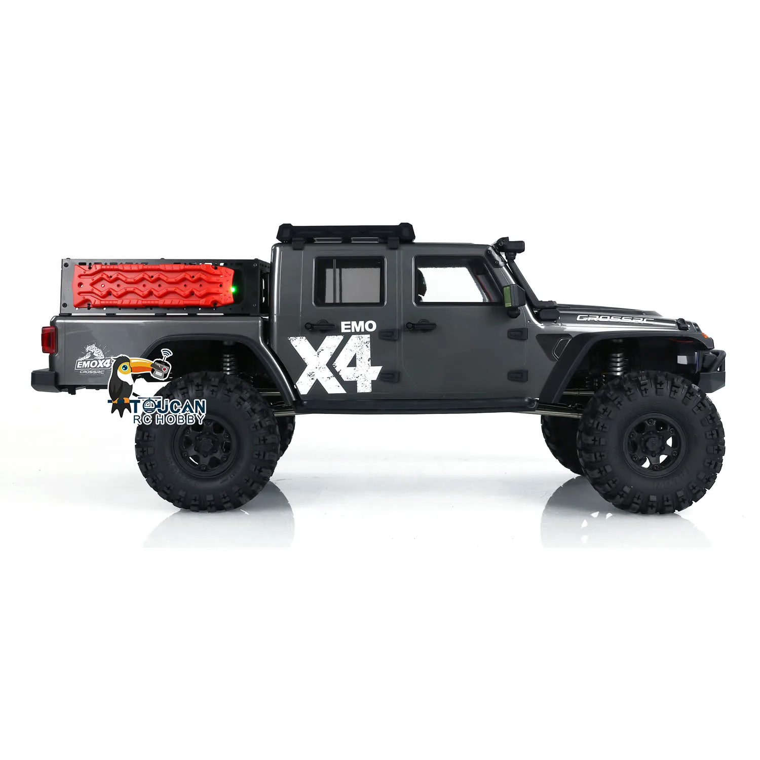 CROSSRC 1/8 EMO X4 4WD RC Off Road Rock Crawler รีโมทคอนโทรลรถ 2 ความเร็วแปรงมอเตอร์ ESC Differential Lock