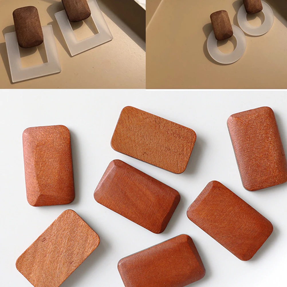 

Jewelry Making Unfinished Pendants Wooden Handmade Chips Earring Charms Accessories