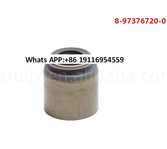 

10 шт. новый 4HK1 6HK1 детали двигателя направляющая клапана сальник 8-97376720-0 8973767200