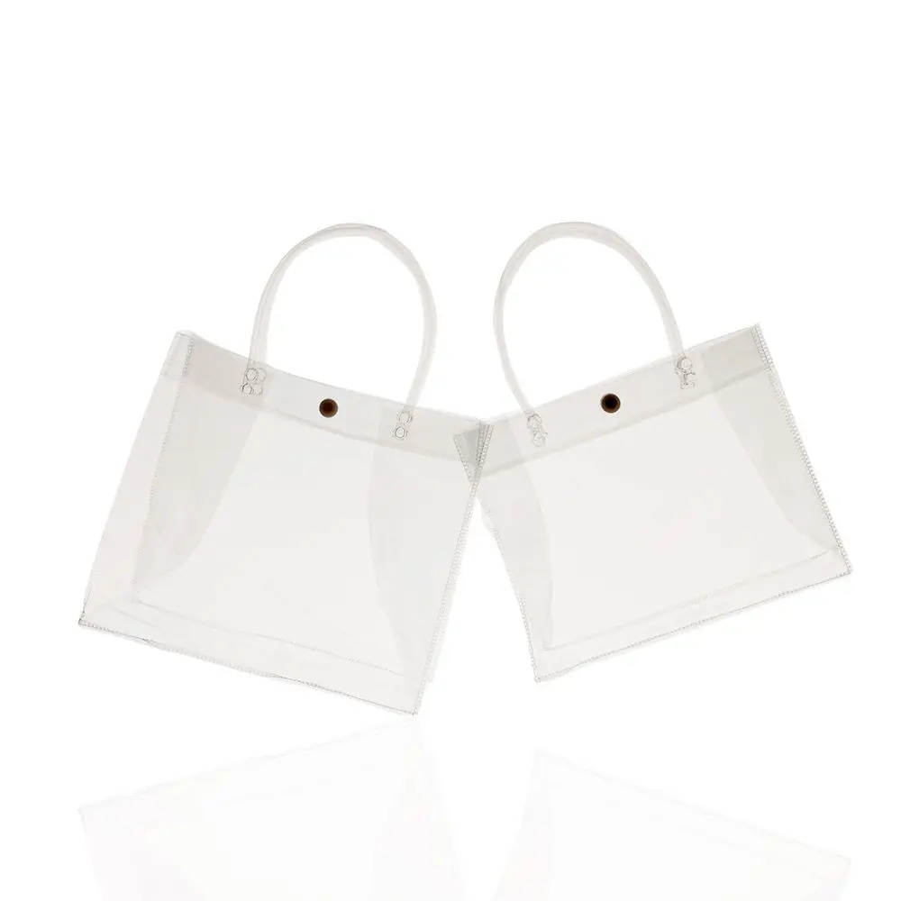 Stadium Approved Friendly Shoulder Purse Environmentally PVC Plastic Bag Transparent Handbag