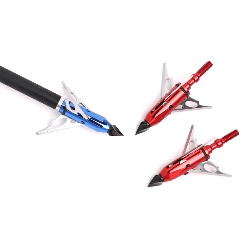 3 - 6 Archery Broadhead 100grain Arrowheads 1