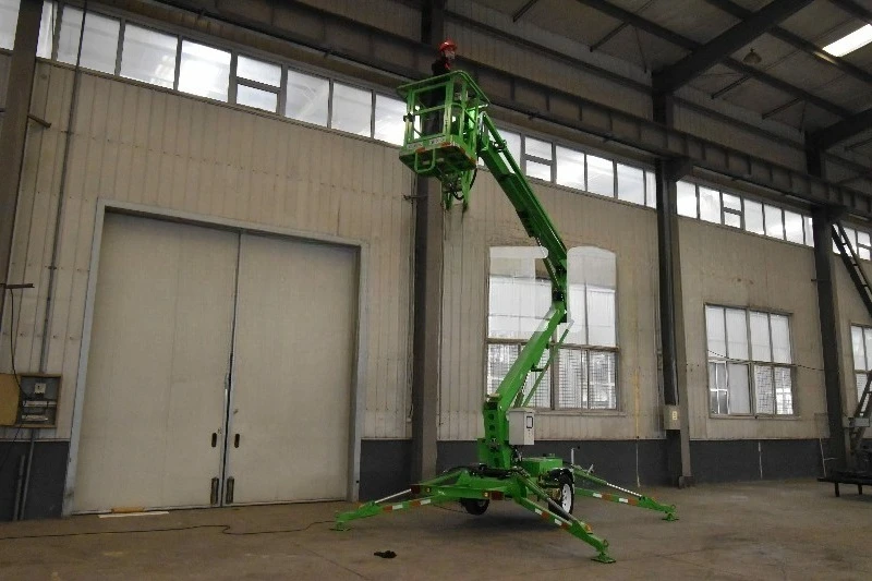 Customized 16m 18m 20m 22m 24m Aerial Working Man Lift Machine Boom Lift For Sale