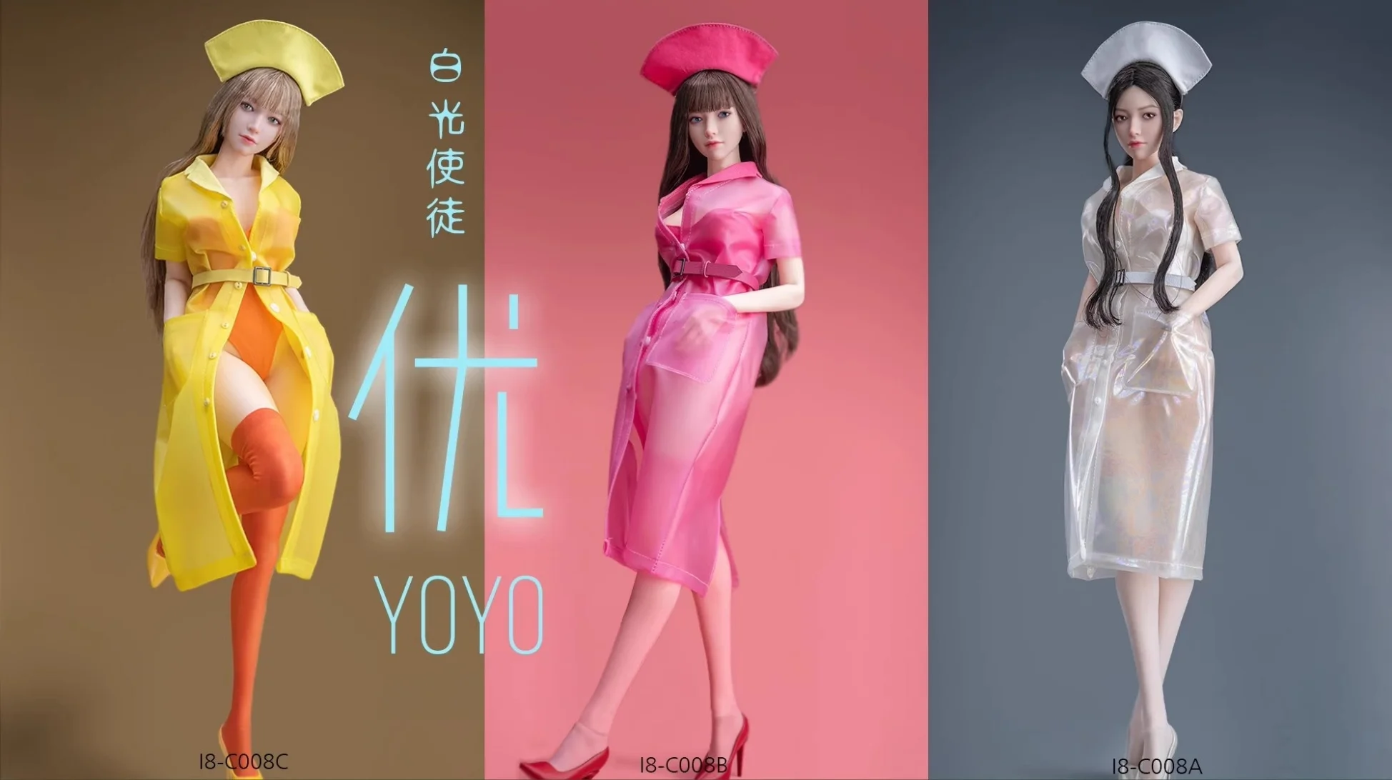 

I8TOYS 1/6 I8-C008 YOYO Lady Nurse Female Action Figure Model