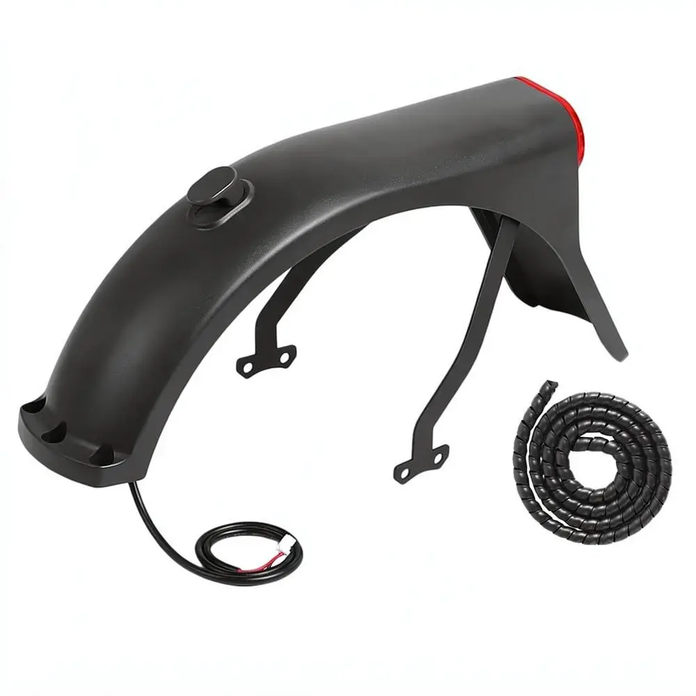 Electric Scooter Rear Fender Kit For 5 Pro Mud Guard Splash Protection With Taillight Support Wiring Assembly