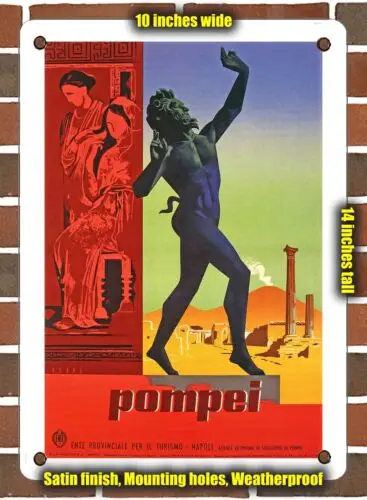 METAL SIGN - 1955 Pompeii - 10x14 Inches