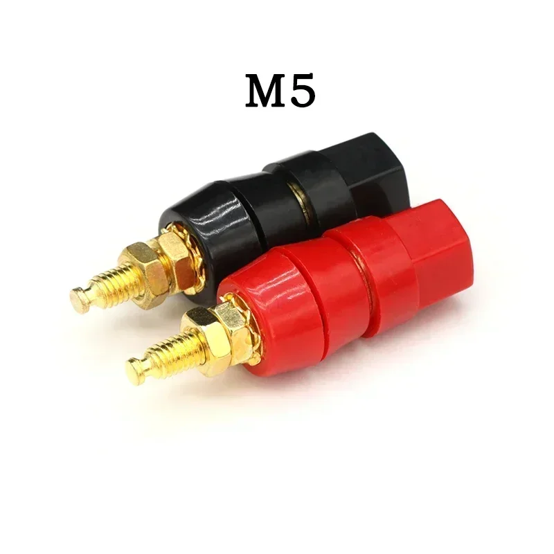 Wire Binding Post Thread Screw M5 M6 M8 M10 Black+Red Set Weld Inverter Clamp Power Supply Splice Connect Battery Terminal