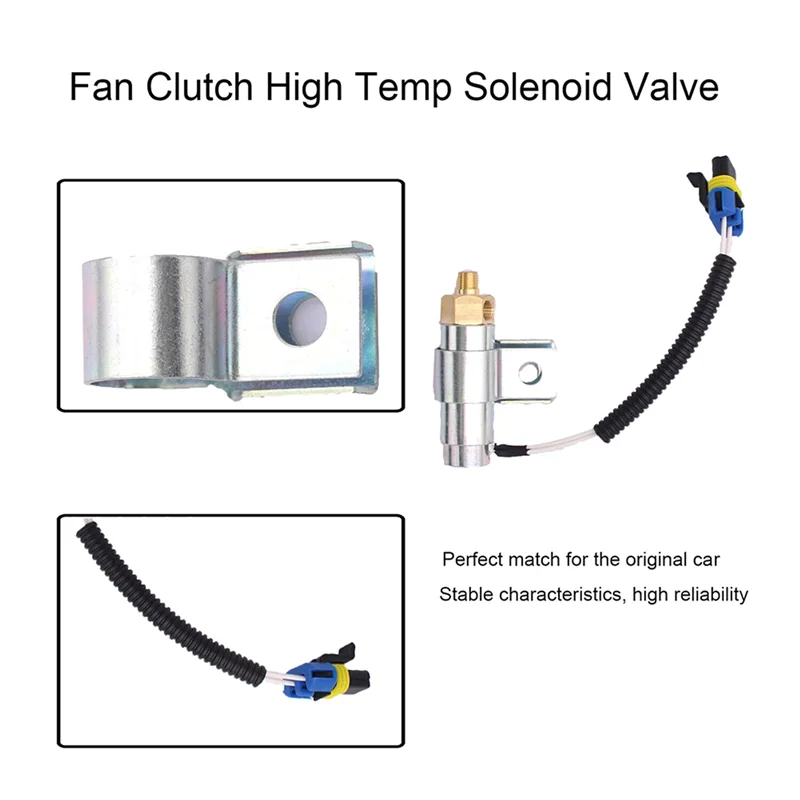 Électrovanne d'air haute température d'embrayage de ventilateur B28C-2X A06-26631-000 F224904 5020-1 85020-1 pour Freightliner