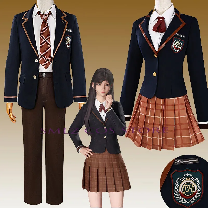 

Game Love And Deepspace Cosplay Costume Man Sylus Cosplay Women Hunter High School JK Uniform Coat Suit for Men Rafayel Outfit