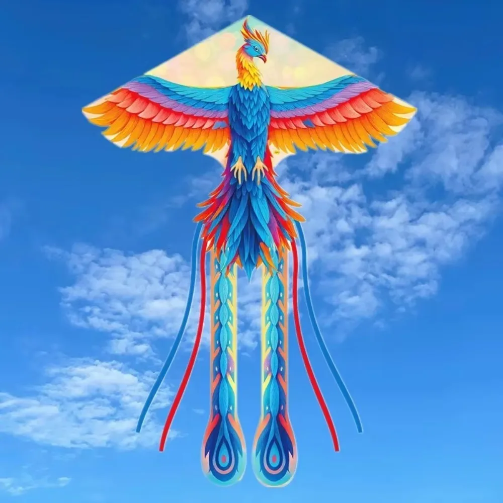 New Easy To Fly Large Delta Kite Good Flying Children Gift Beautiful Phoenix Kite 100 Meter Kite String Flying Toy Kid & Adult